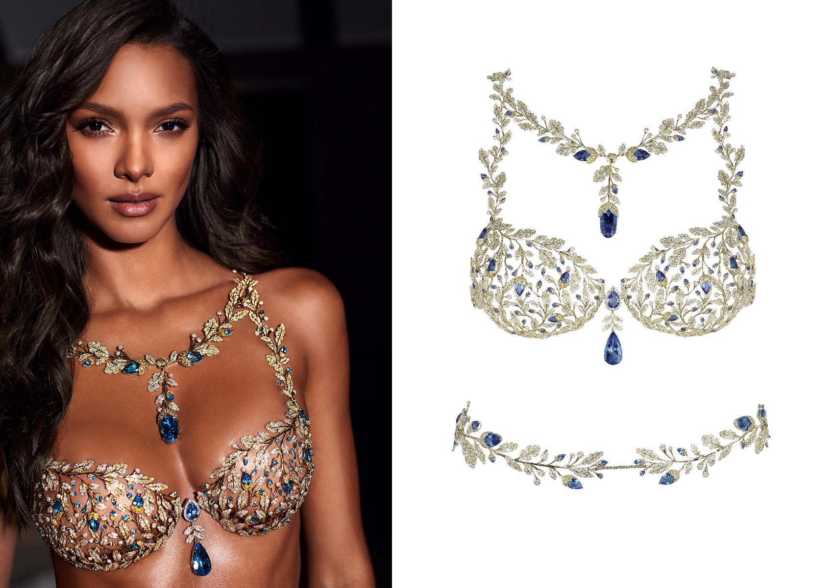 Lais Ribeiro Victoria's Secret Fantasy Bra 2017