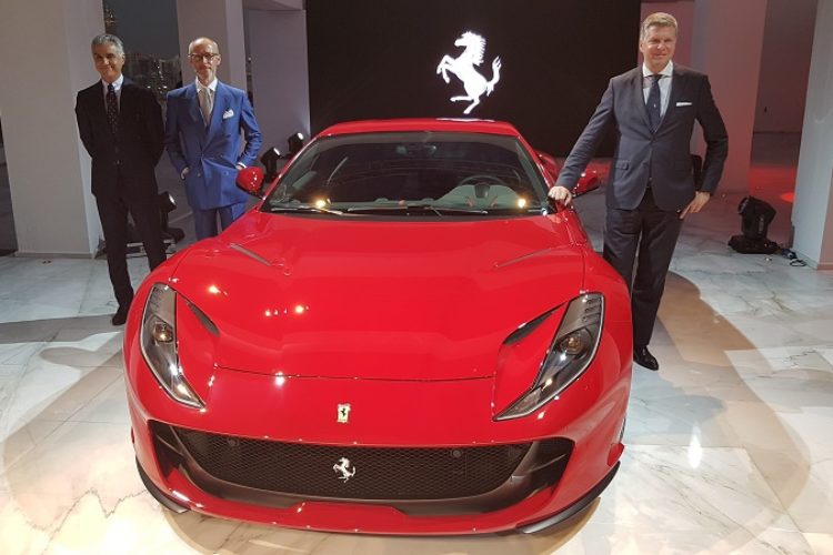 Ferrari unveils its 812 Superfast in Dubai