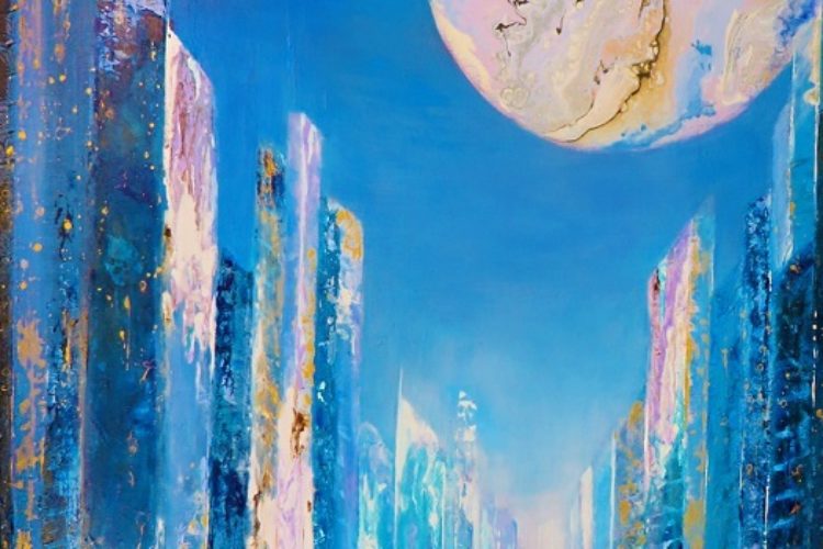 Once in a Blue Moon by Cathy Deniset at Rixos Premium Dubai