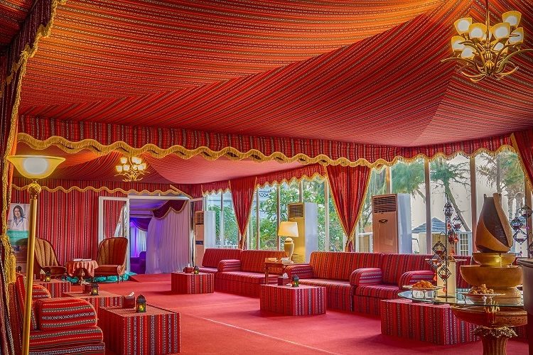 Sea-view Ramadan Tent welcomes you at Ajman Hotel
