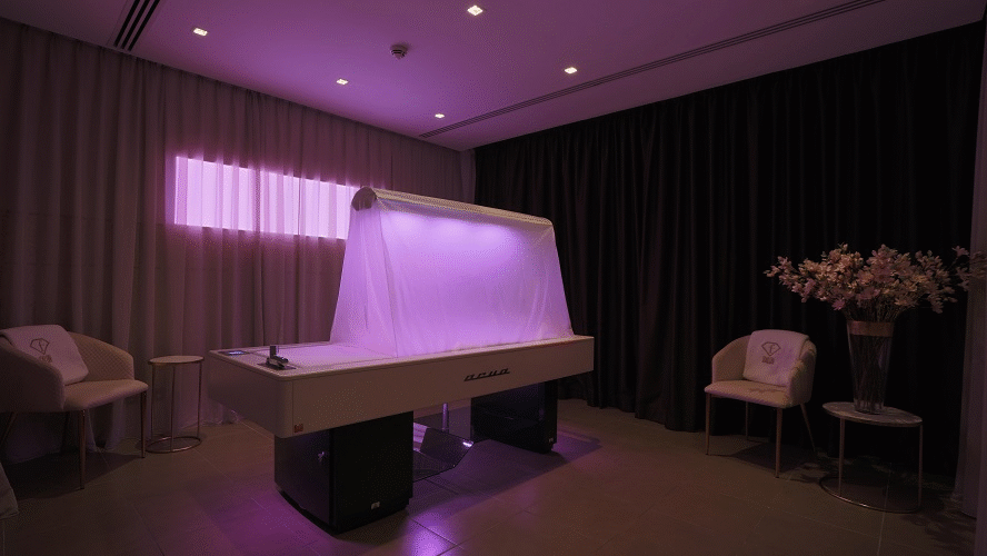 F Salon Dubai - Acu Spa Bed