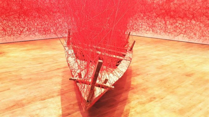 Jameel Arts Centre Dubai - Grand Opening - Artist's Rooms - Chiharu Shiota (2018)