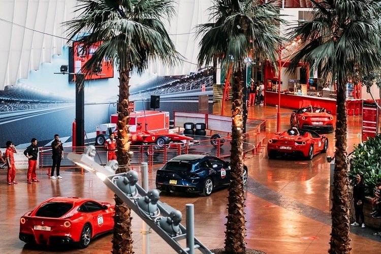 100 Ferraris at Ferrari World Abu Dhabi