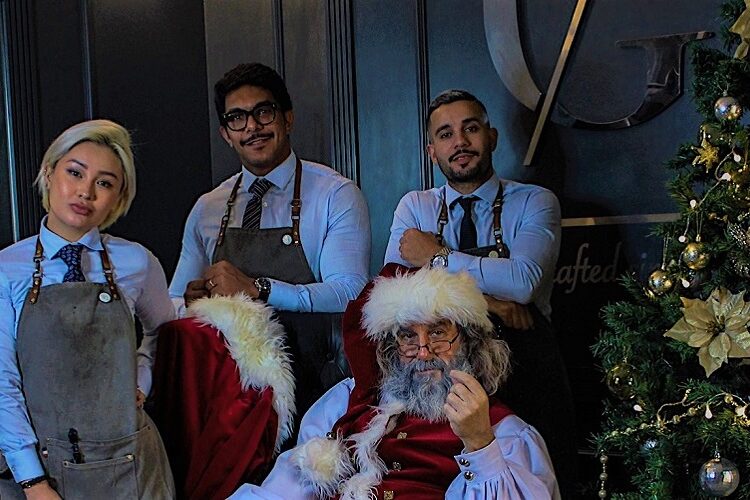 CG Barbershop Dubai keeps Santa suave